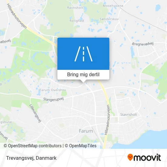 Trevangsvej kort