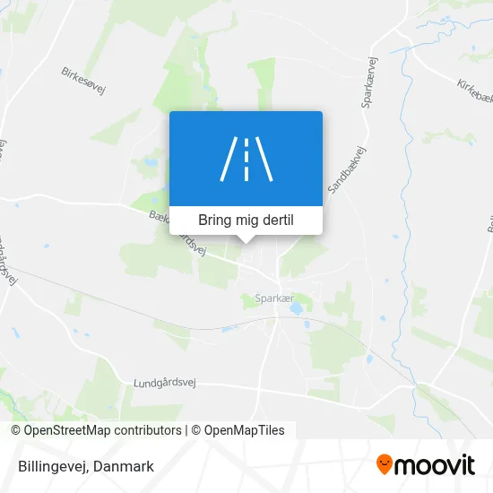 Billingevej kort