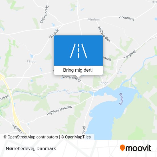Nørrehedevej kort