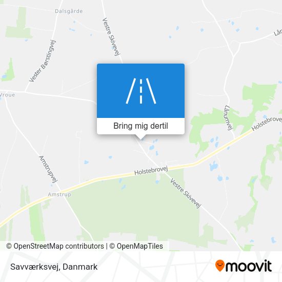 Savværksvej kort