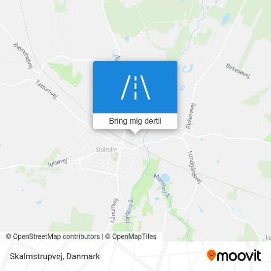 Skalmstrupvej kort