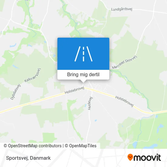 Sportsvej kort