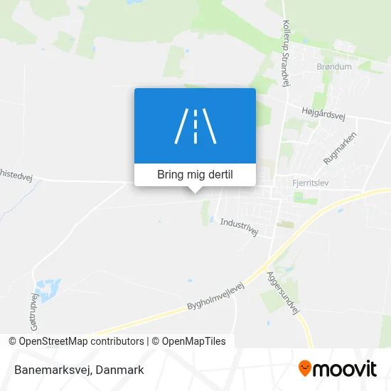 Banemarksvej kort
