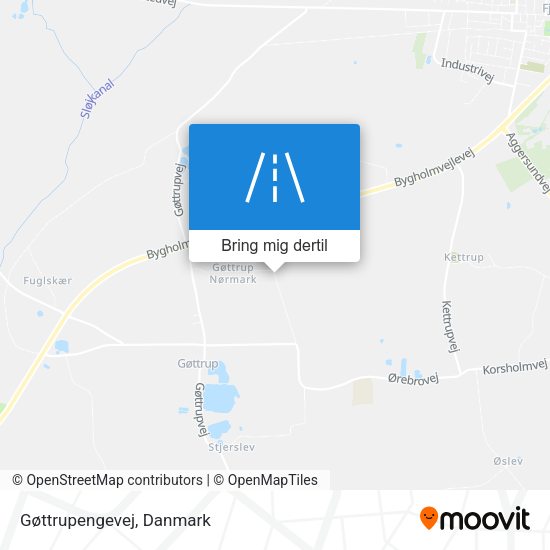 Gøttrupengevej kort