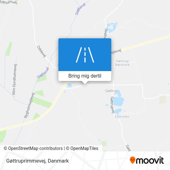 Gøttruprimmevej kort