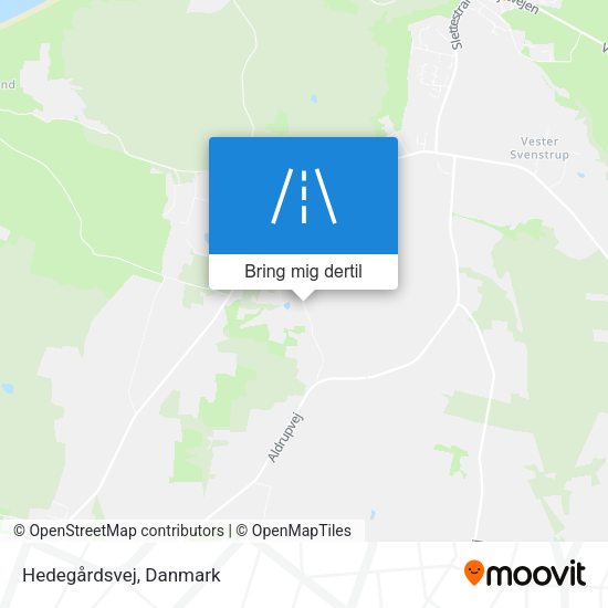 Hedegårdsvej kort