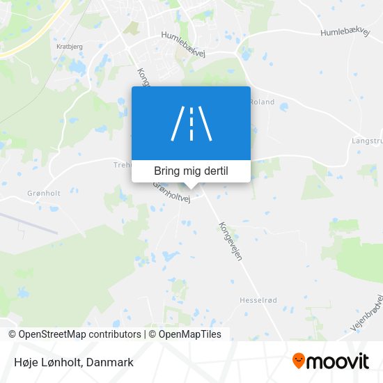 Høje Lønholt kort