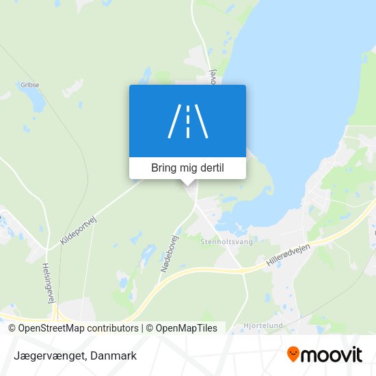 Jægervænget kort