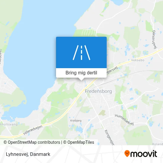 Lyhnesvej kort