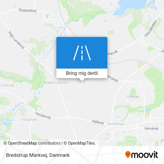 Bredstrup Markvej kort