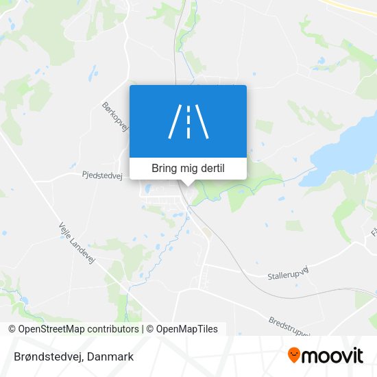 Brøndstedvej kort