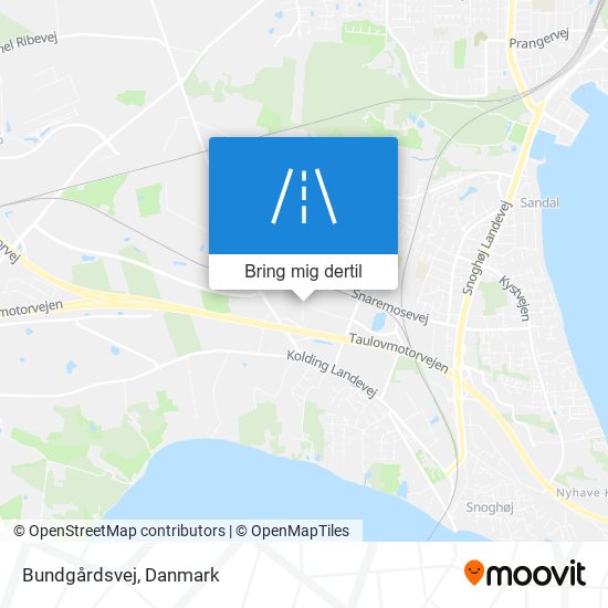 Bundgårdsvej kort
