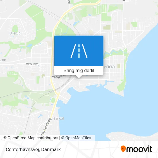 Centerhavnsvej kort