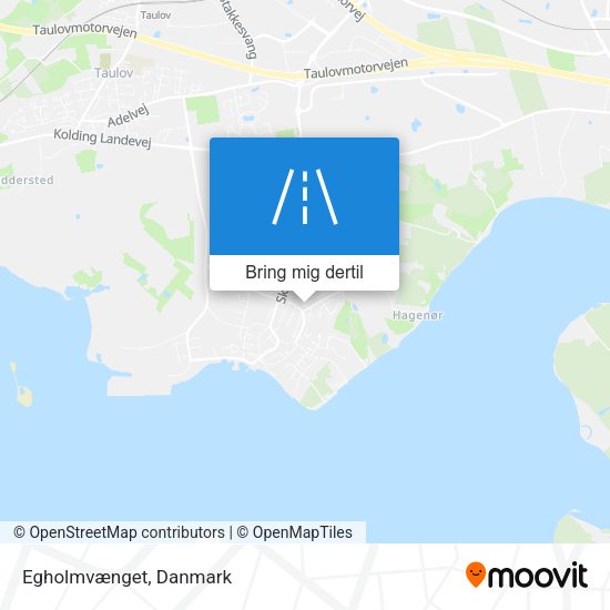 Egholmvænget kort
