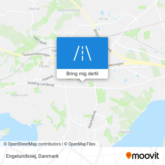 Engelundsvej kort