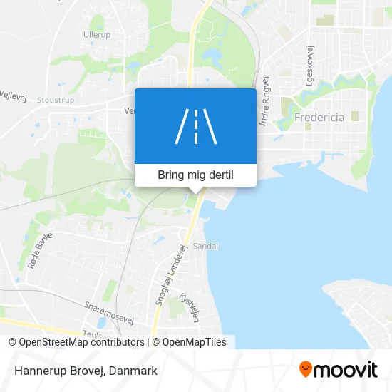 Hannerup Brovej kort