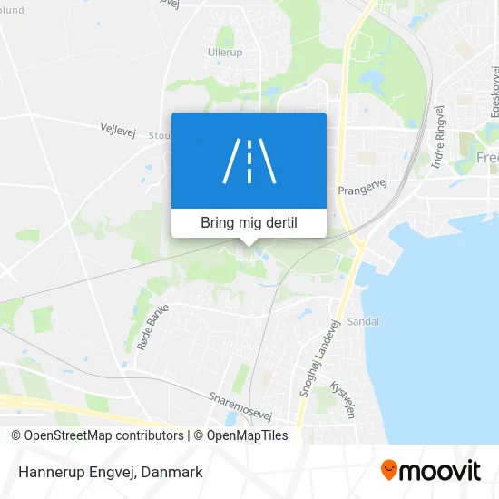 Hannerup Engvej kort