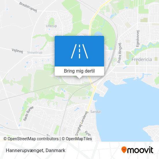 Hannerupvænget kort