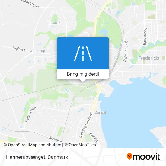 Hannerupvænget kort
