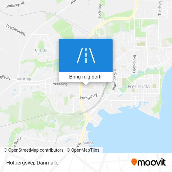 Holbergsvej kort