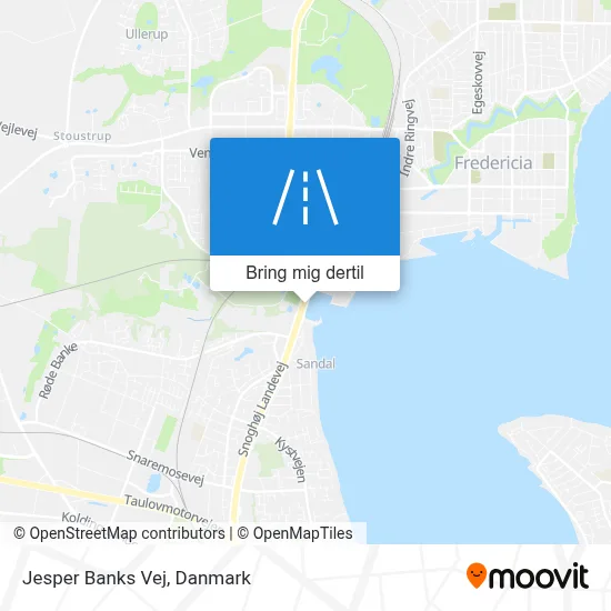 Jesper Banks Vej kort