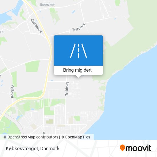 Købkesvænget kort