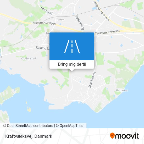 Kraftværksvej kort