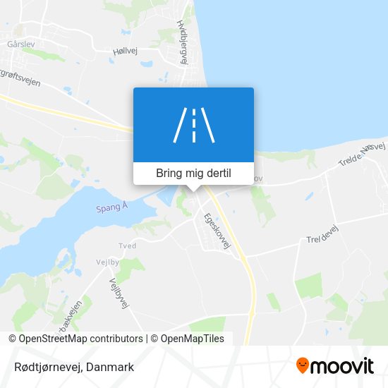 Rødtjørnevej kort