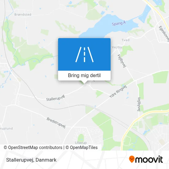 Stallerupvej kort