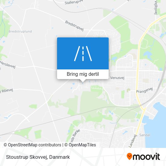 Stoustrup Skovvej kort