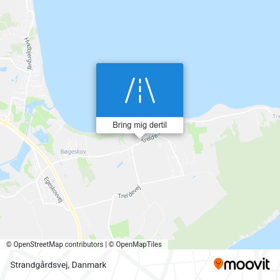 Strandgårdsvej kort