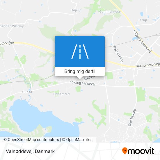 Valnøddevej kort