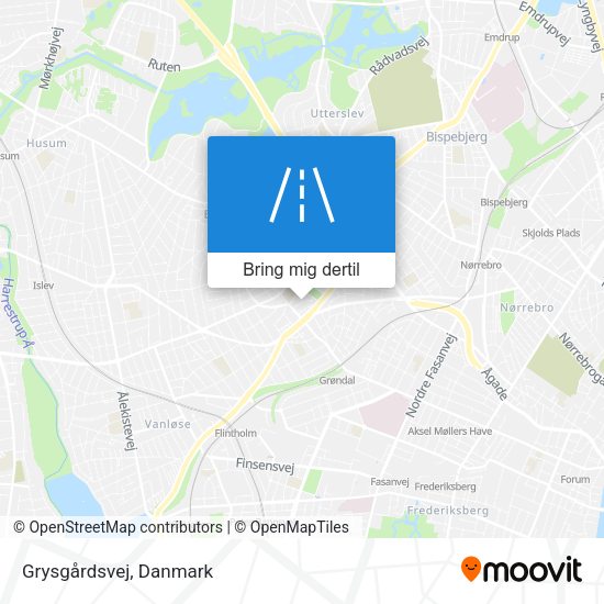 Grysgårdsvej kort
