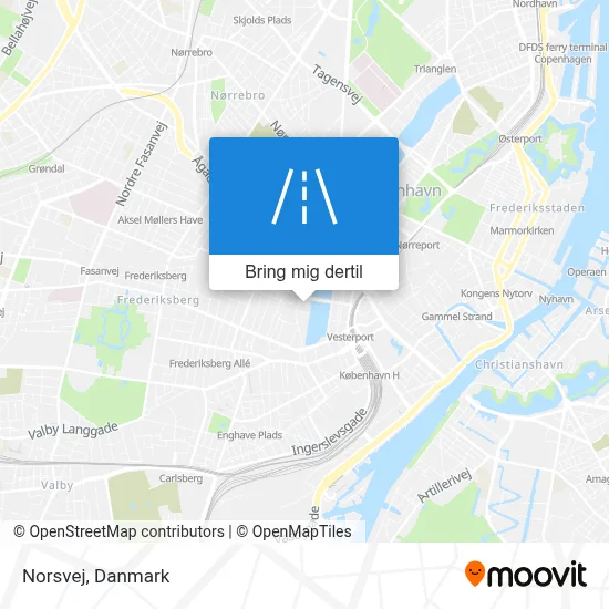Norsvej kort