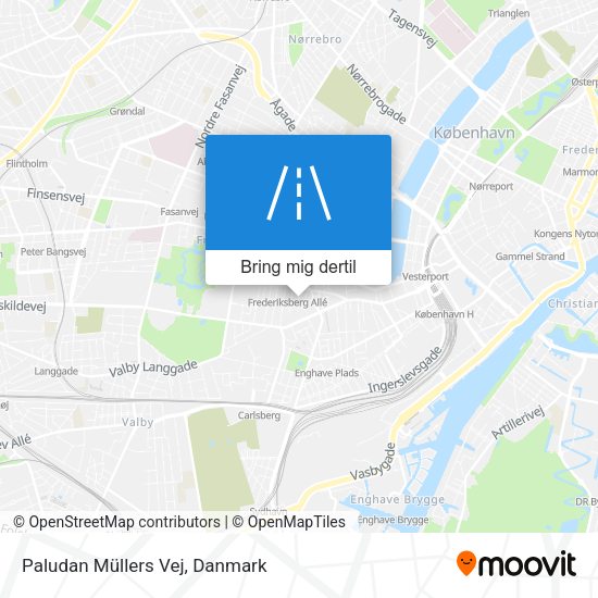 Paludan Müllers Vej kort
