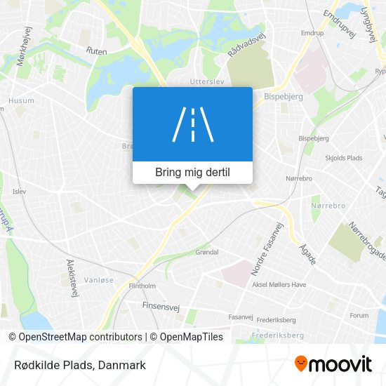 Rødkilde Plads kort