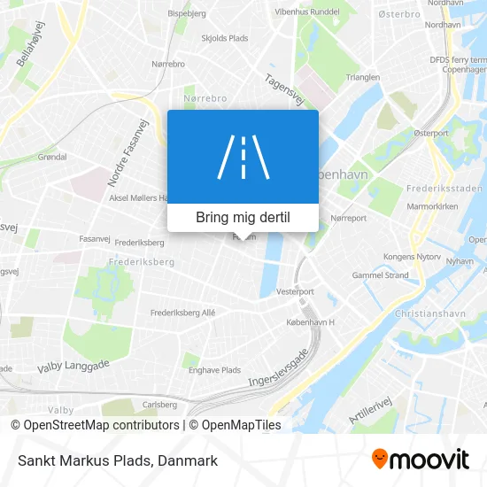 Sankt Markus Plads kort