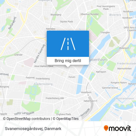 Svanemosegårdsvej kort