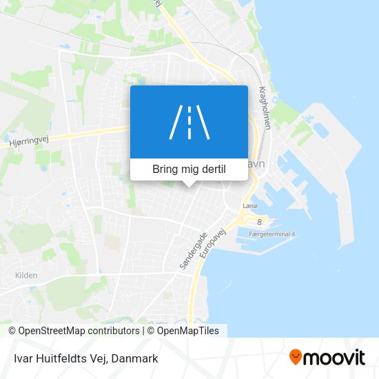 Ivar Huitfeldts Vej kort