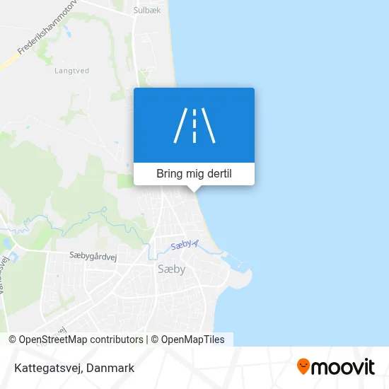 Kattegatsvej kort