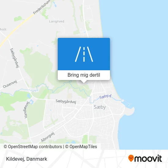 Kildevej kort