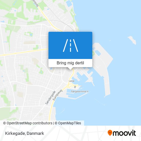 Kirkegade kort