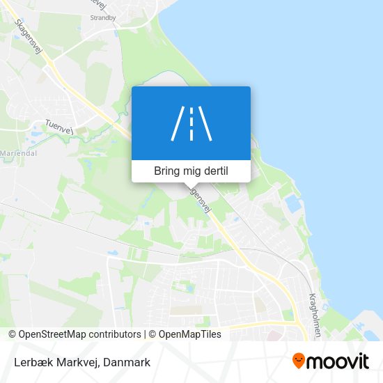 Lerbæk Markvej kort