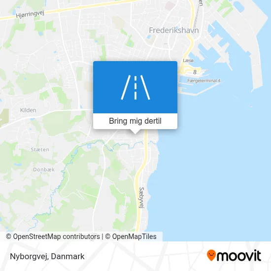 Nyborgvej kort