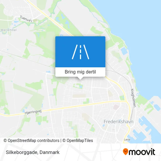 Silkeborggade kort