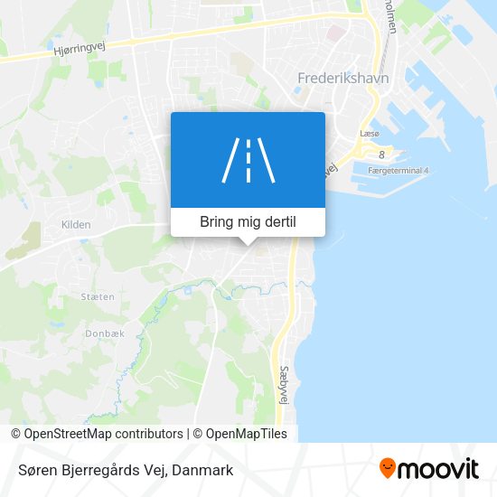 Søren Bjerregårds Vej kort