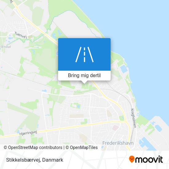 Stikkelsbærvej kort