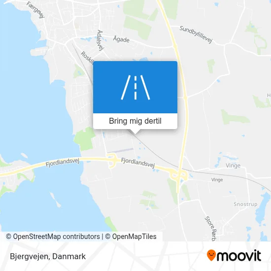 Bjergvejen kort