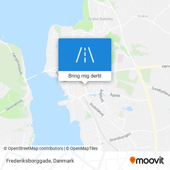 Frederiksborggade kort