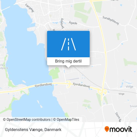 Gyldenstens Vænge kort